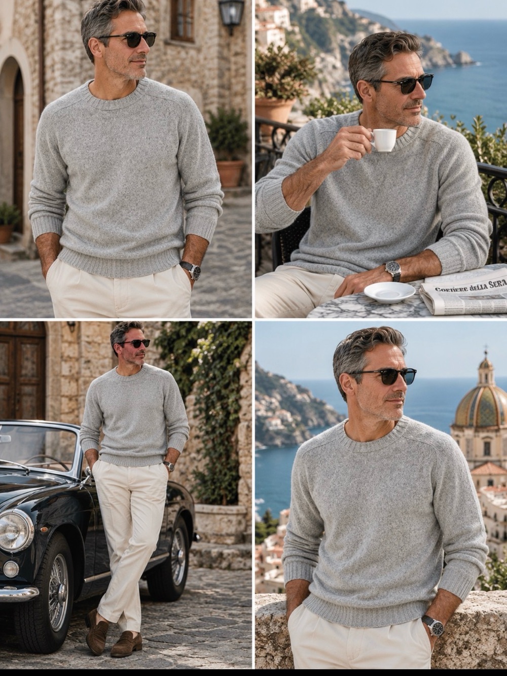 🔥LUXURY Made Italy Sweater SzL  BLUMARINE Essential Minimalist PriceFirm!